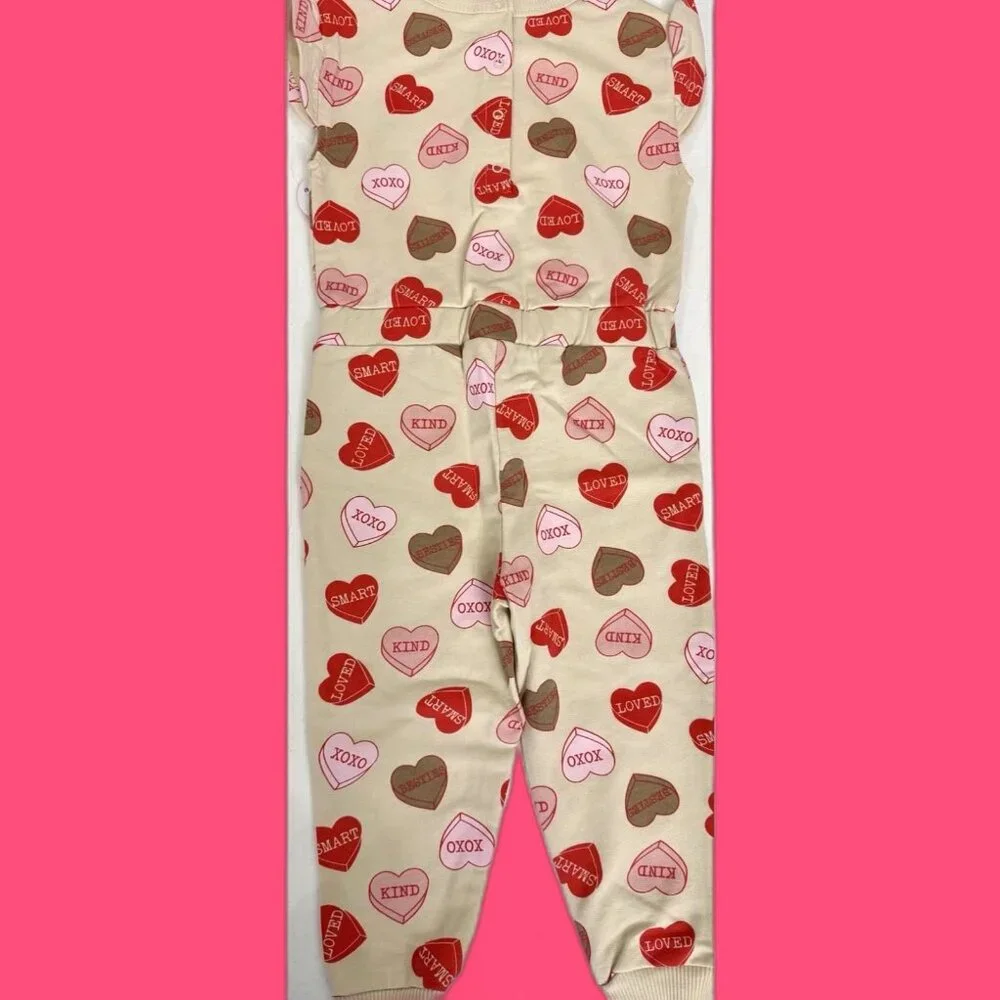Wonder Nation Heart Romper TODDLER GIRLS SIZE 3T NEW